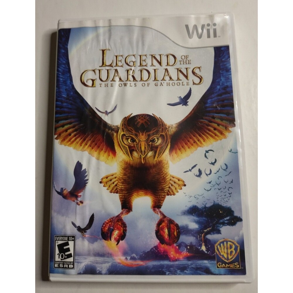 Legend of the Guardians Owls of Ga'Hoole Nintendo Wii Game Disc + Case + Manual